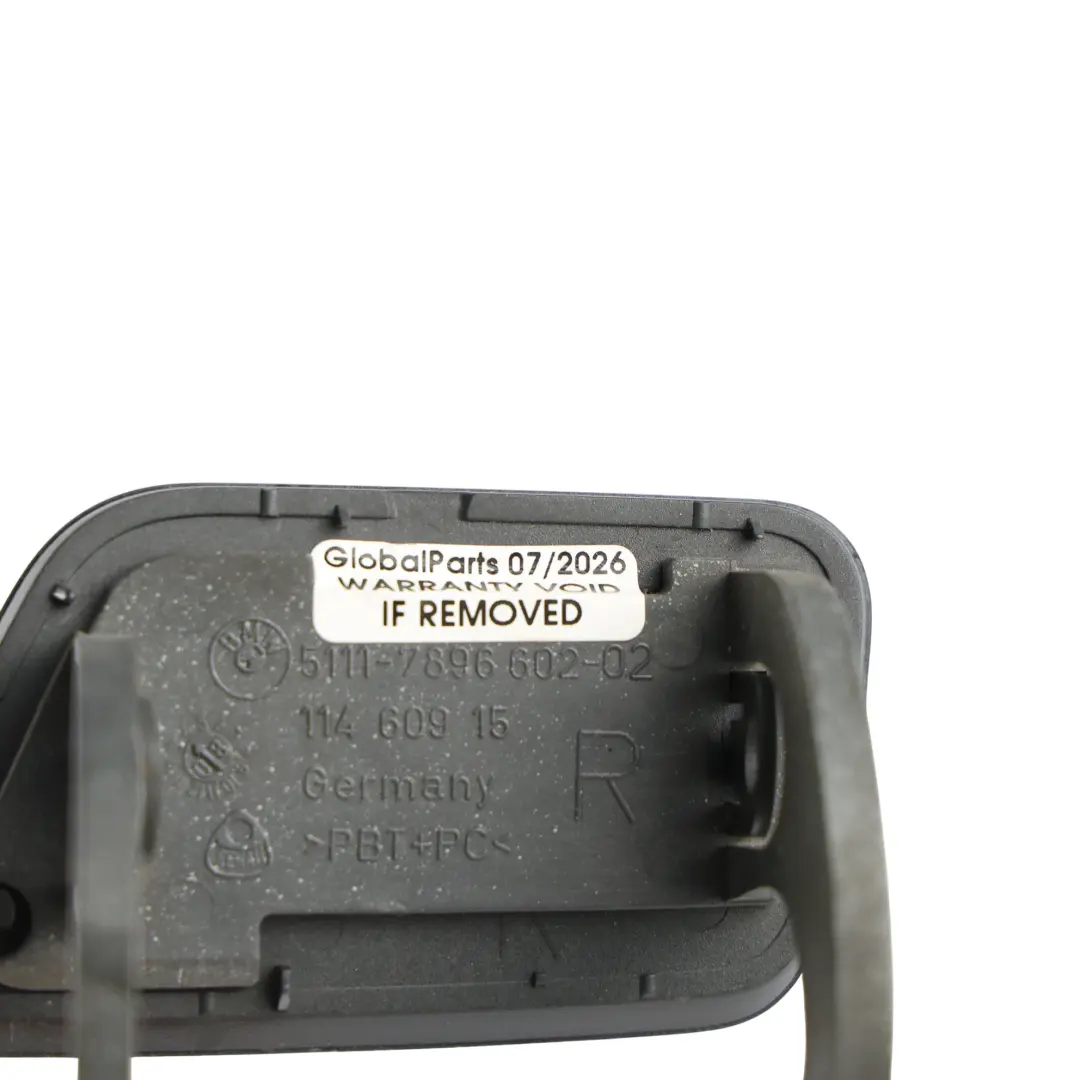 BMW E60 E61 Copri Lavafari Paraurti Anteriore Destro Grigio Platino A71 - SKU 7896602-PTG - Numero di parte 7896602