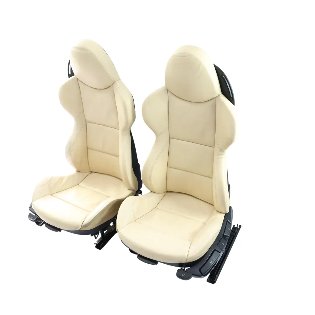 BMW Z4 E85 Przednie Fotele Podgrzewane Skóra Walknappa Champagner Komplet - SKU 7918213 - Numer Części 7918213