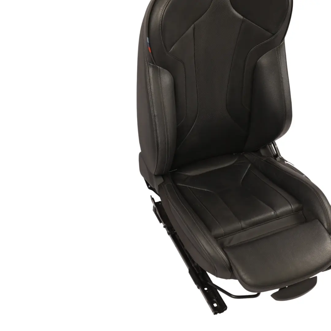 BMW F40 M135i Front Seat Left N/S Heated Leather Dakota Perforated Black - SKU 7942043-1 - Part number 7942043