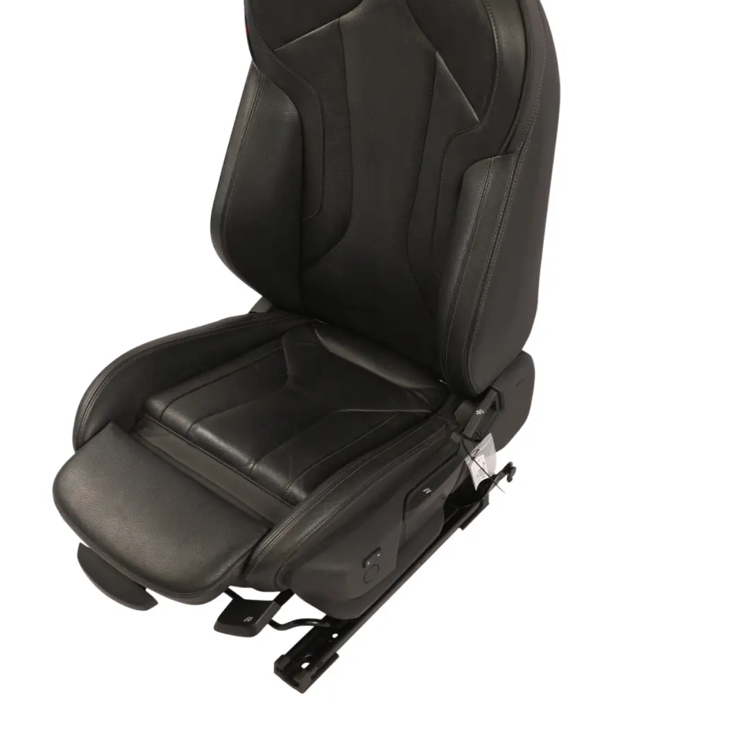 BMW F40 M135i Front Seat Left N/S Heated Leather Dakota Perforated Black - SKU 7942043-1 - Part number 7942043