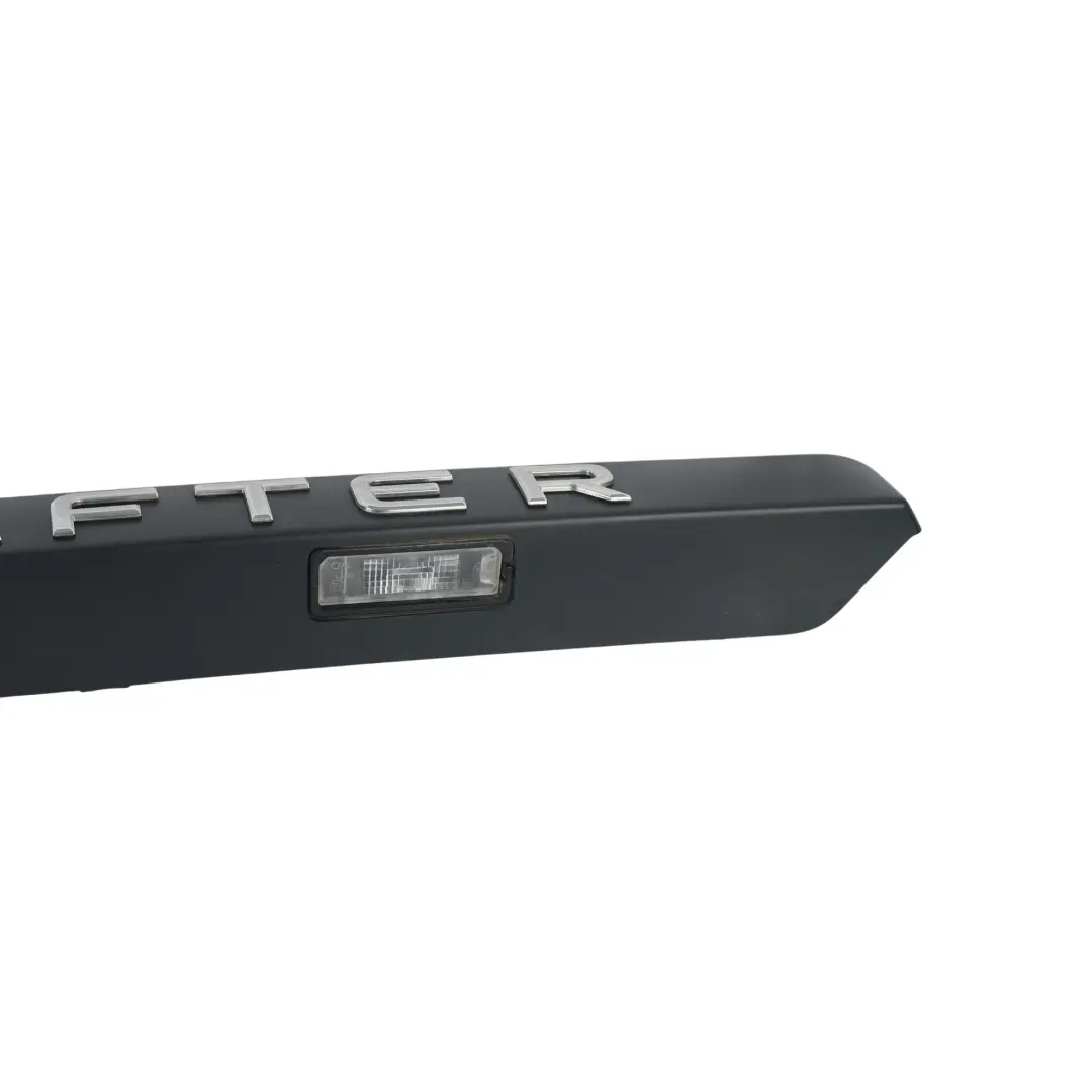 Door License Plate Light Panel Cover Trim to Volkswagen Crafter SY Rear with Part number 7C0827329C Volkswagen Crafter SY Rear Door License Plate Light Panel Cover Trim - SKU 7C0827329C - Part number 7C0827329C