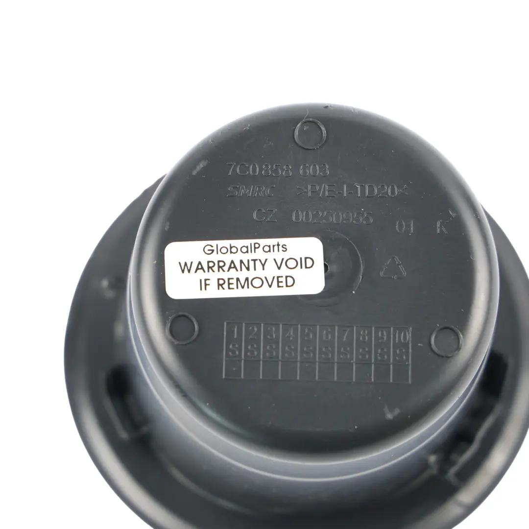 Volkswagen Crafter SY Cache Support Gobelet Tableau Bord Noir Gauche - SKU 7C0858603 - Numéro de pièce 7C0858603