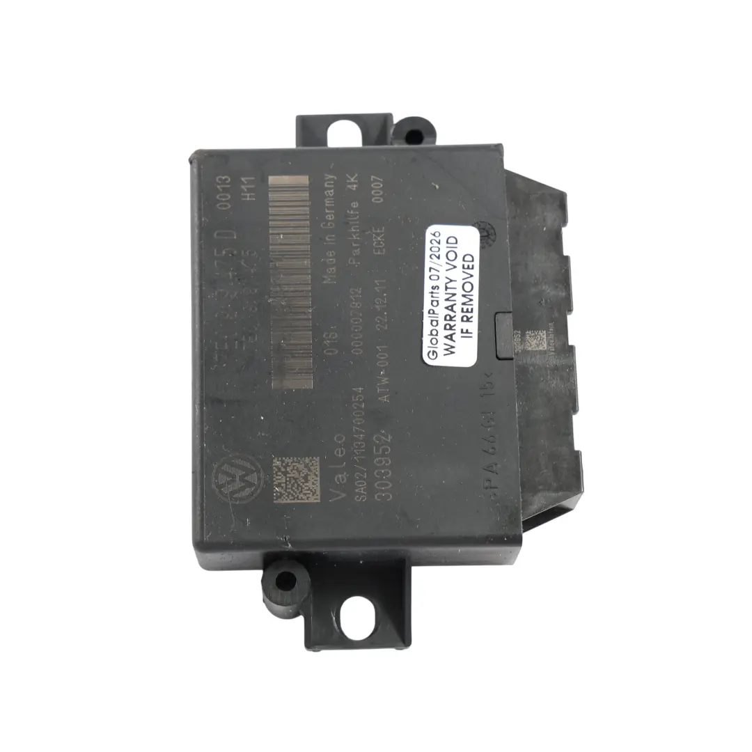 Volkswagen Transporter T5 Parking Aid Sensor Control Module ECU - SKU 7E0919475D - Part number 7E0919475D