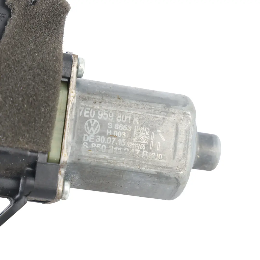 Front Window Motor Regulator Driver Side O/S to VW Transporter T6 T5 with Part number 7E0959801K VW Transporter T6 T5 Front Window Motor Regulator Driver Side O/S - SKU 7E0959801K - Part number 7E0959801K