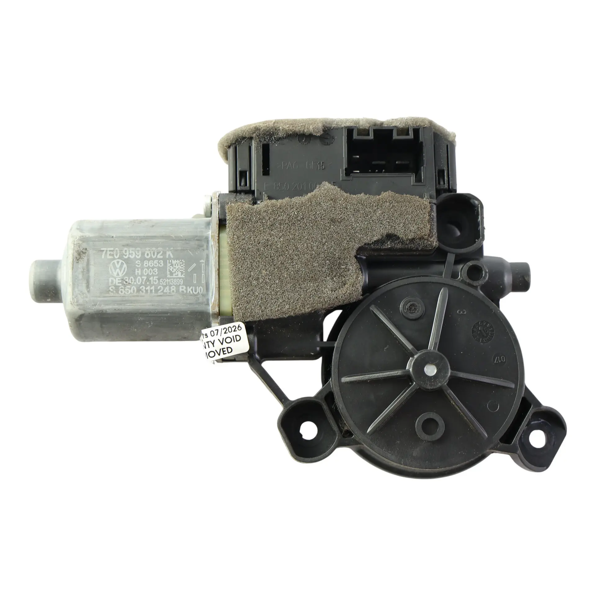 Volkswagen Transporter T5 Window Regulator Motor Front Left N/S 7E0959802K