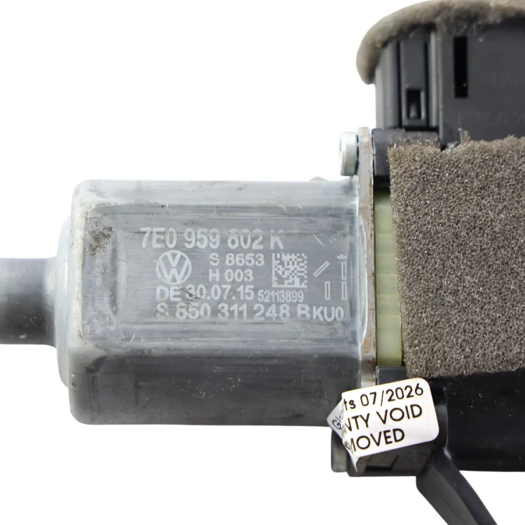 Volkswagen Transporter T5 Window Regulator Motor Front Left N/S - SKU RHD-7E0959802K - Part number 7E0959802K