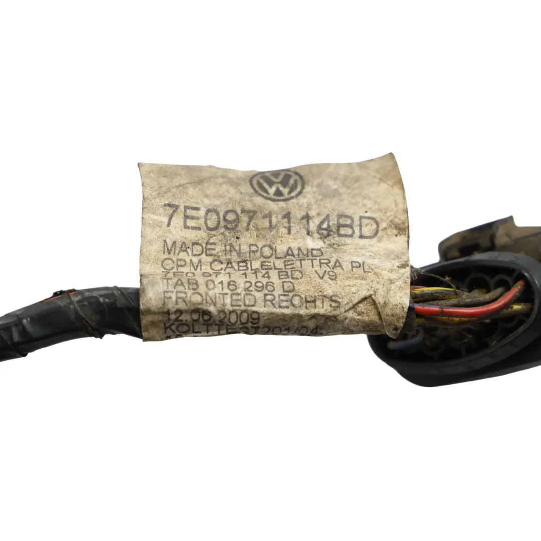 Scheinwerfer Kabelbaum Vorne Links für Volkswagen Transporter T5 mit Teilenummer 7E0971114BD Volkswagen Transporter T5 Scheinwerfer Kabelbaum Vorne Links - SKU 7E0971114BD - Teilenummer 7E0971114BD