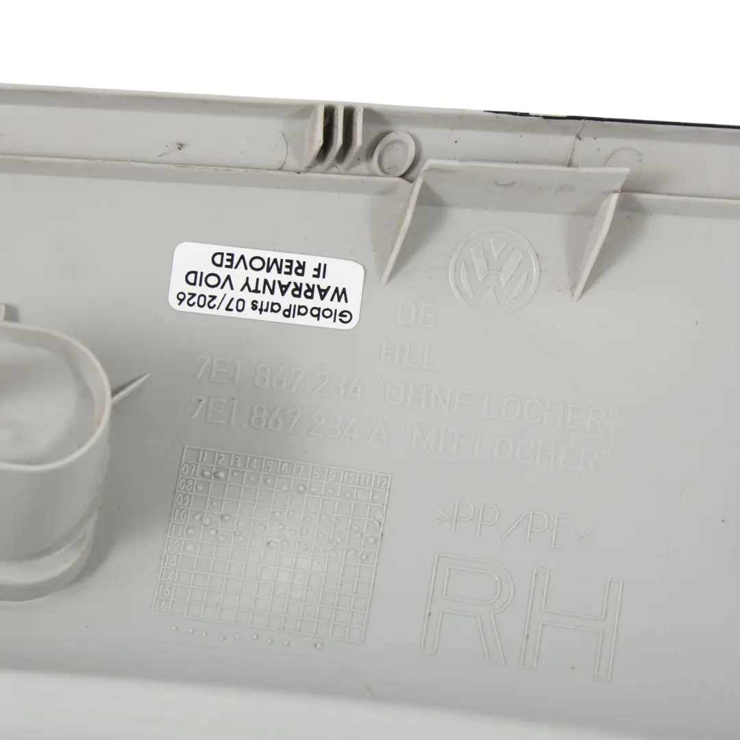 Volkswagen Transporter T5 Interior Pillar A Trim Cover Front Right O/S - SKU 7E1867234 - Part number 7E1867234
