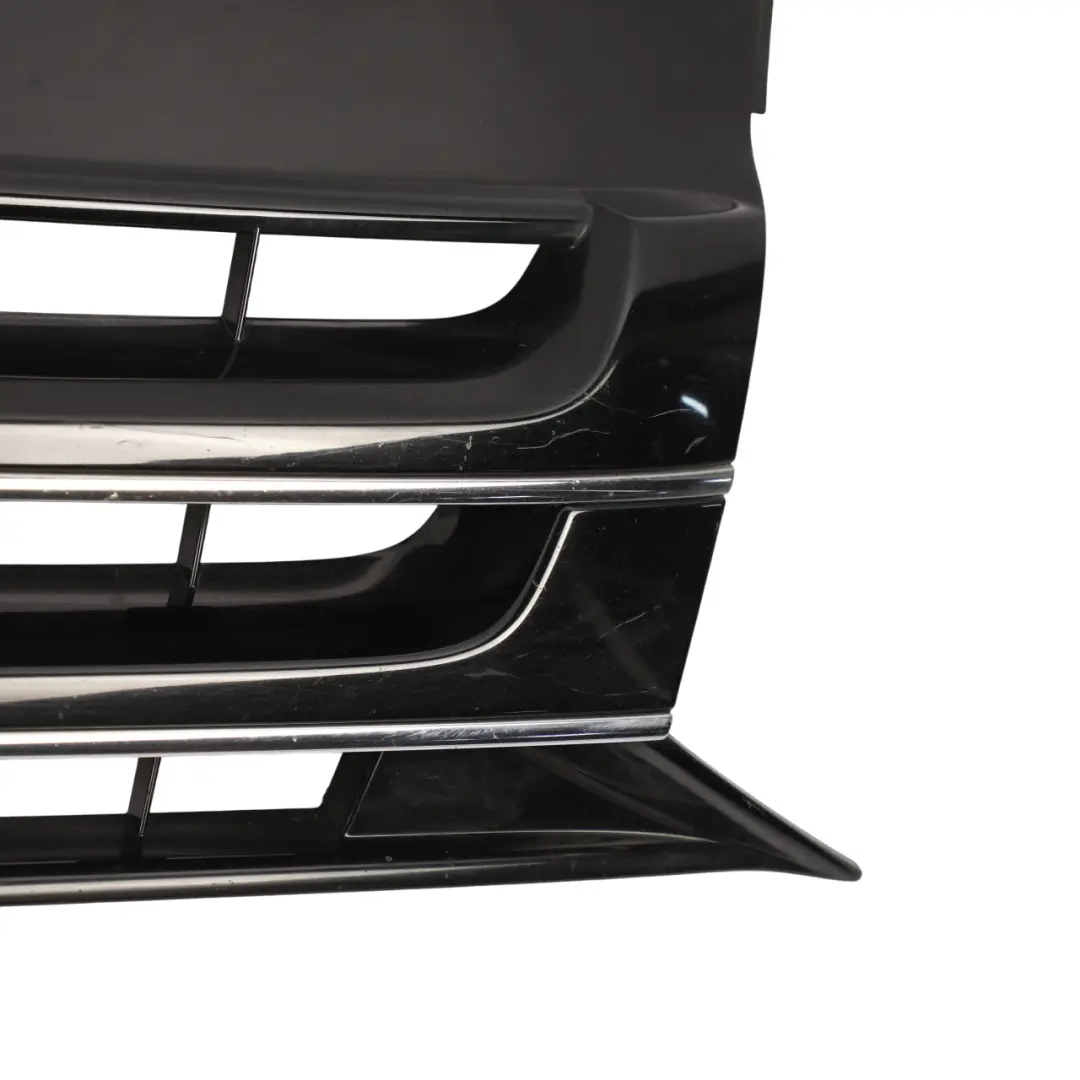 Front Grille Bumper Radiator Cover Black to Volkswagen Transporter T5 with Part number 7E5853651 Volkswagen Transporter T5 Front Grille Bumper Radiator Cover Black - SKU 7E5853651 - Part number 7E5853651