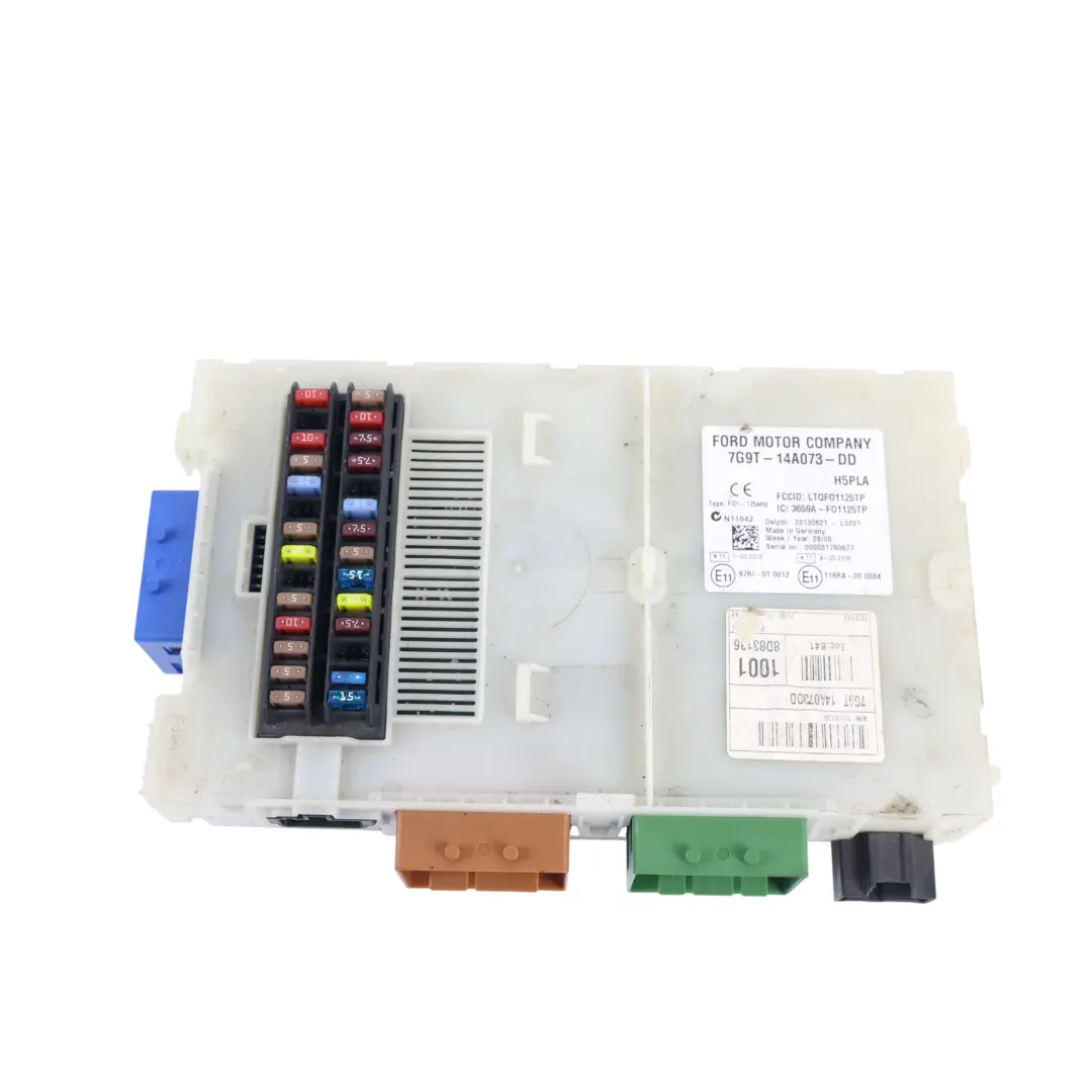 Mk4 Body Control Module BCM Fuse Box Junction to Ford Mondeo with Part number 7G9T-14A073-DD Ford Mondeo Mk4 Body Control Module BCM Fuse Box Junction - SKU 7G9T-14A073-DD - Part number 7G9T-14A073-DD