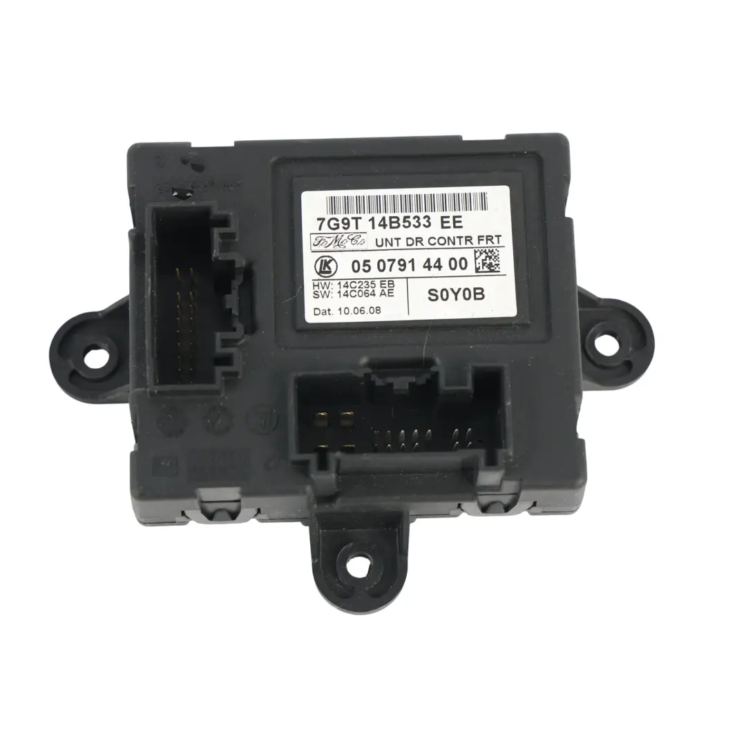 Mk4 Door Control Module Unit Front Driver's Side to Ford Mondeo with Part number 7G9T-14B533-EE Ford Mondeo Mk4 Door Control Module Unit Front Driver's Side - SKU 7G9T-14B533-EE - Part number 7G9T-14B533-EE