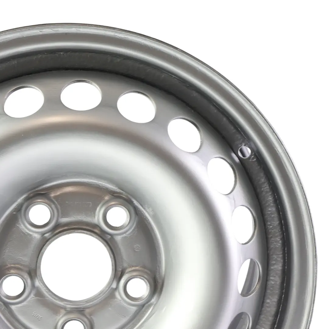 VW Volkswagen T5 Silver Steel Wheel Rim 16 - SKU 7H0601027D - Part number 7H06010270