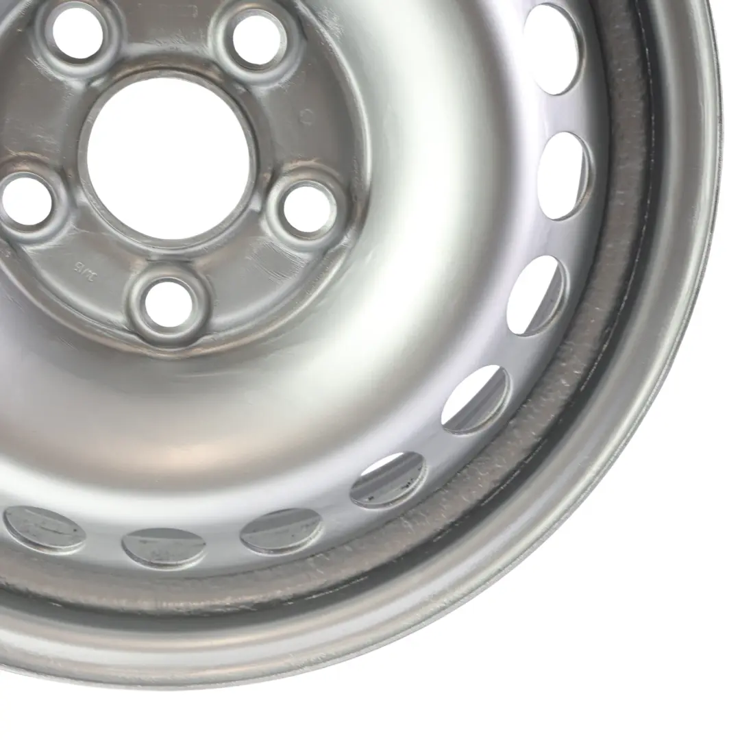 VW Volkswagen T5 Silver Steel Wheel Rim 16 - SKU 7H0601027D - Part number 7H06010270