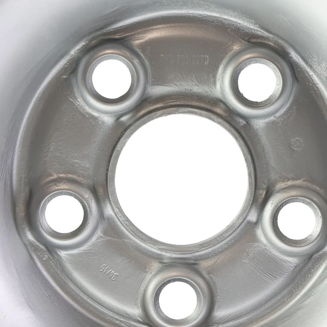 VW Volkswagen T5 Silver Steel Wheel Rim 16 - SKU 7H0601027D - Part number 7H06010270