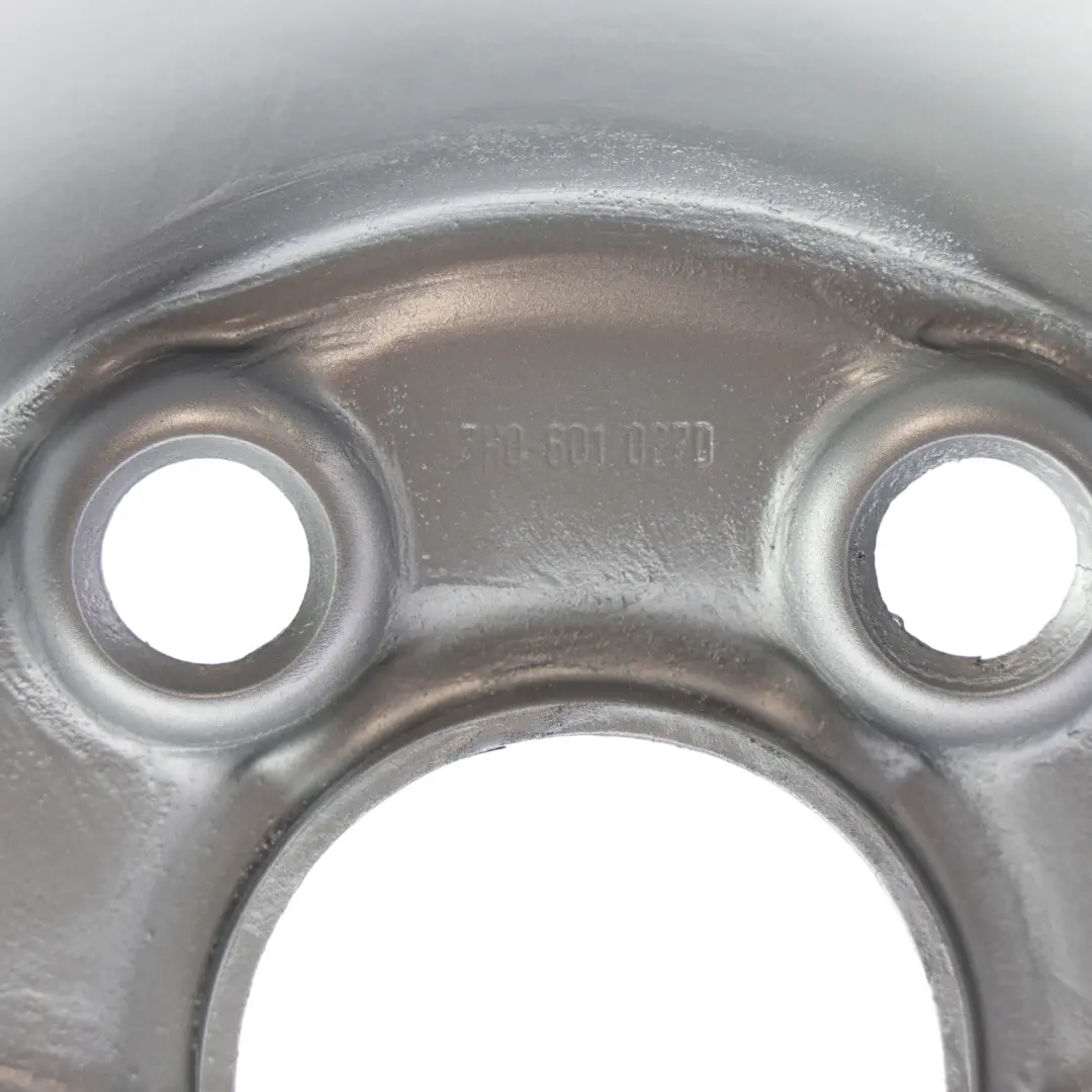 VW Volkswagen T5 Silver Steel Wheel Rim 16 - SKU 7H0601027D - Part number 7H06010270