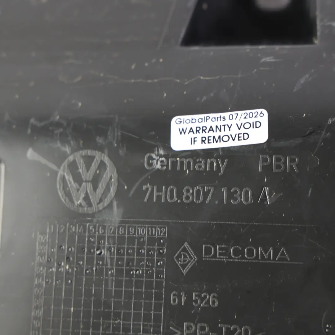 Volkswagen Transporter T5 Wspornik Narożnika Zderzaka Prawy - SKU 7H0807130A - Numer Części 7H0807130A