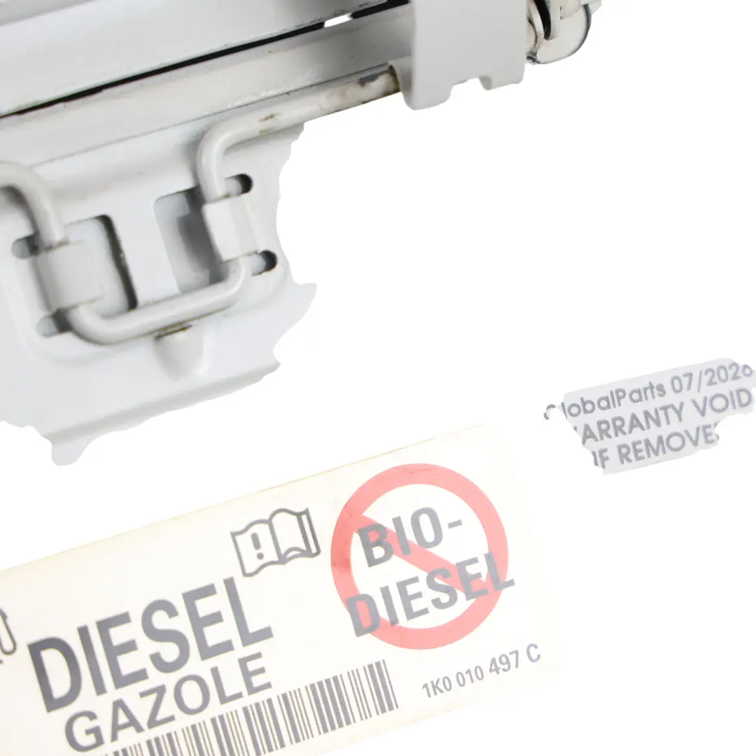 Volkswagen Transporter T5 Fuel Filler Flap Cover Candy White B9A F9E - SKU 7H0809905E-CAN - Part number 7H0809905E