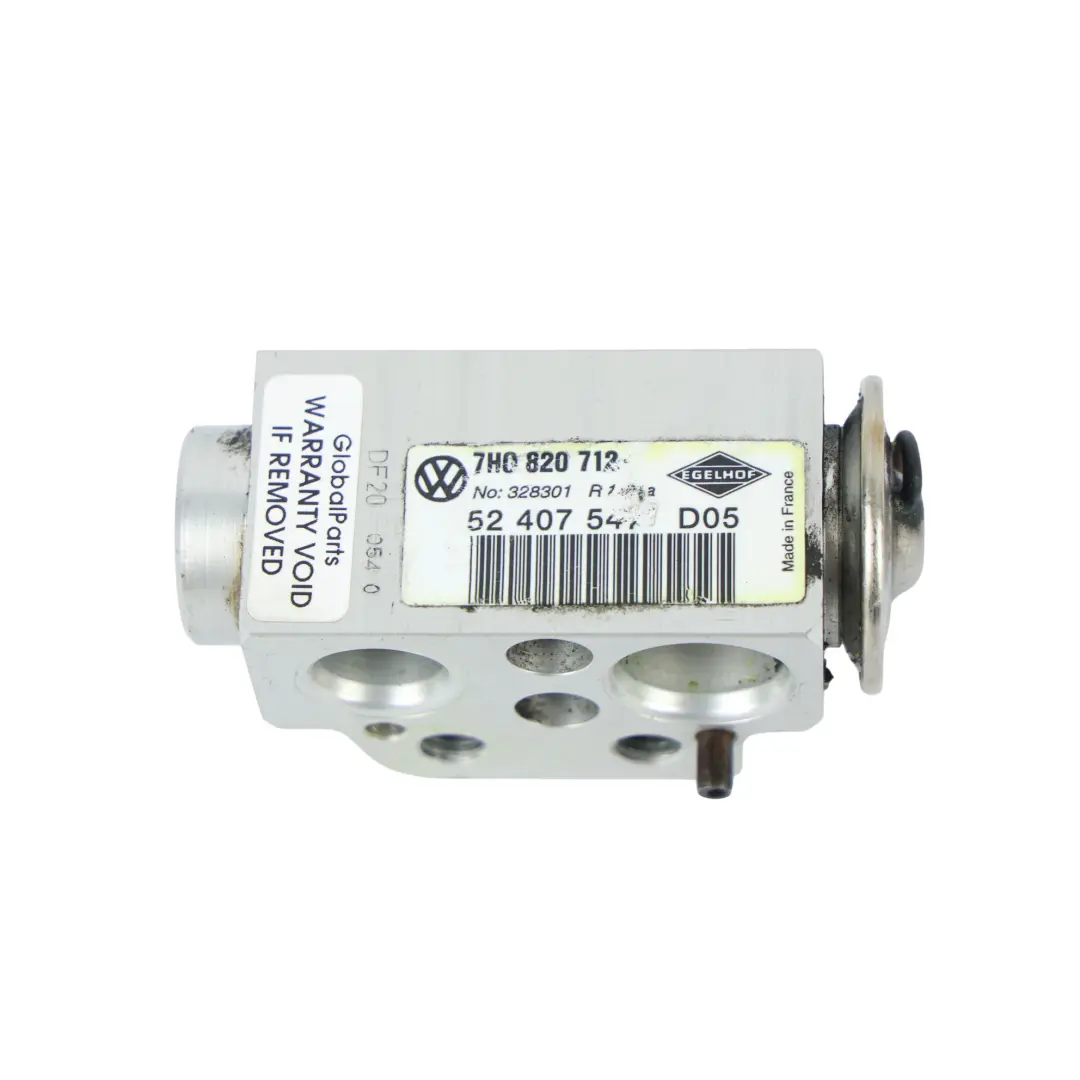 A/C Air Conditioner Expansion Valve to VW Volkswagen Transporter T5 with Part number 7H0820712 VW Volkswagen Transporter T5 A/C Air Conditioner Expansion Valve - SKU 7H0820712 - Part number 7H0820712