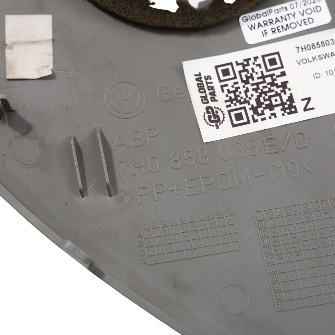 Dashboard Side Cover Panel Front Left N/S to Volkswagen Transporter T5 with Part number 7H0858035E Volkswagen Transporter T5 Dashboard Side Cover Panel Front Left N/S - SKU 7H0858035E - Part number 7H0858035E