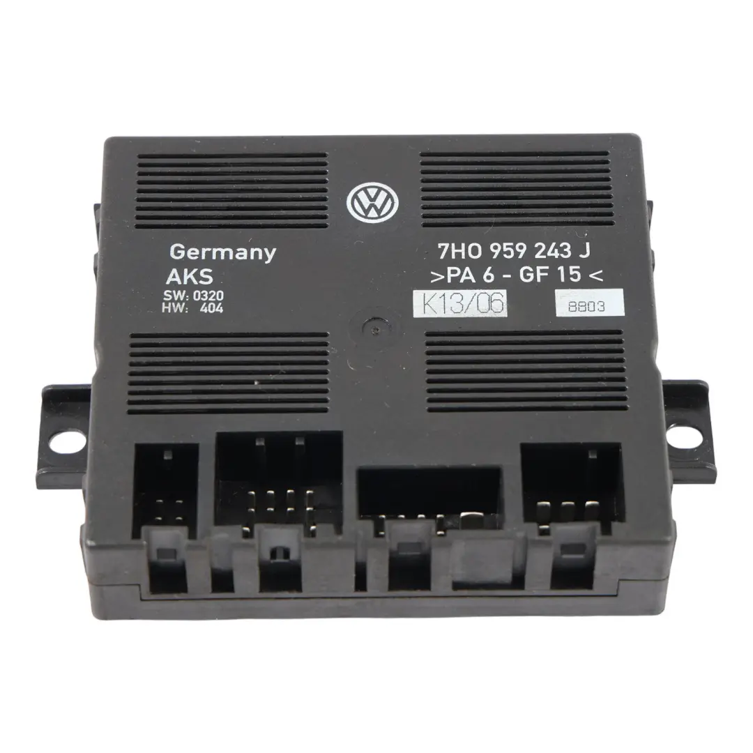 Body Convenience Control Module ECU to VW Volkswagen Transporter T5 with Part number 7H0959243J VW Volkswagen Transporter T5 Body Convenience Control Module ECU - SKU 7H0959243J - Part number 7H0959243J