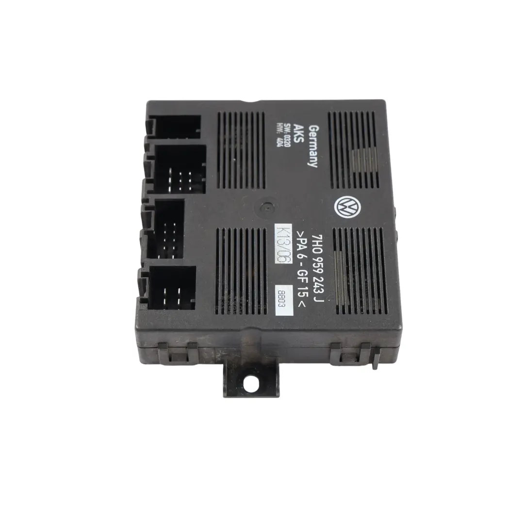 Volkswagen Transporter T5 Módulo Control Confort Carrocería ECU - SKU 7H0959243J - Número de pieza 7H0959243J