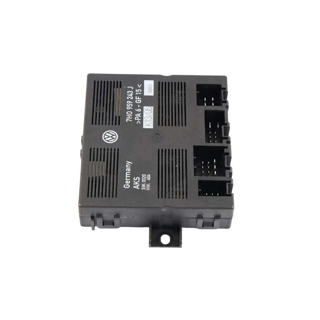 Karosserie Komfort Steuergerät ECU für Volkswagen Transporter T5 mit Teilenummer 7H0959243J Volkswagen Transporter T5 Karosserie Komfort Steuergerät ECU - SKU 7H0959243J - Teilenummer 7H0959243J