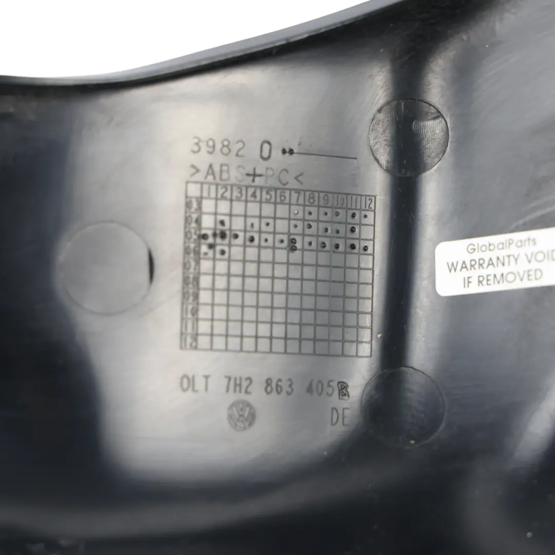 Volkswagen Transporter T5 Steering Column Lower Cover Trim Panel - SKU RHD-7H2863405B - Part number 7H2863405B