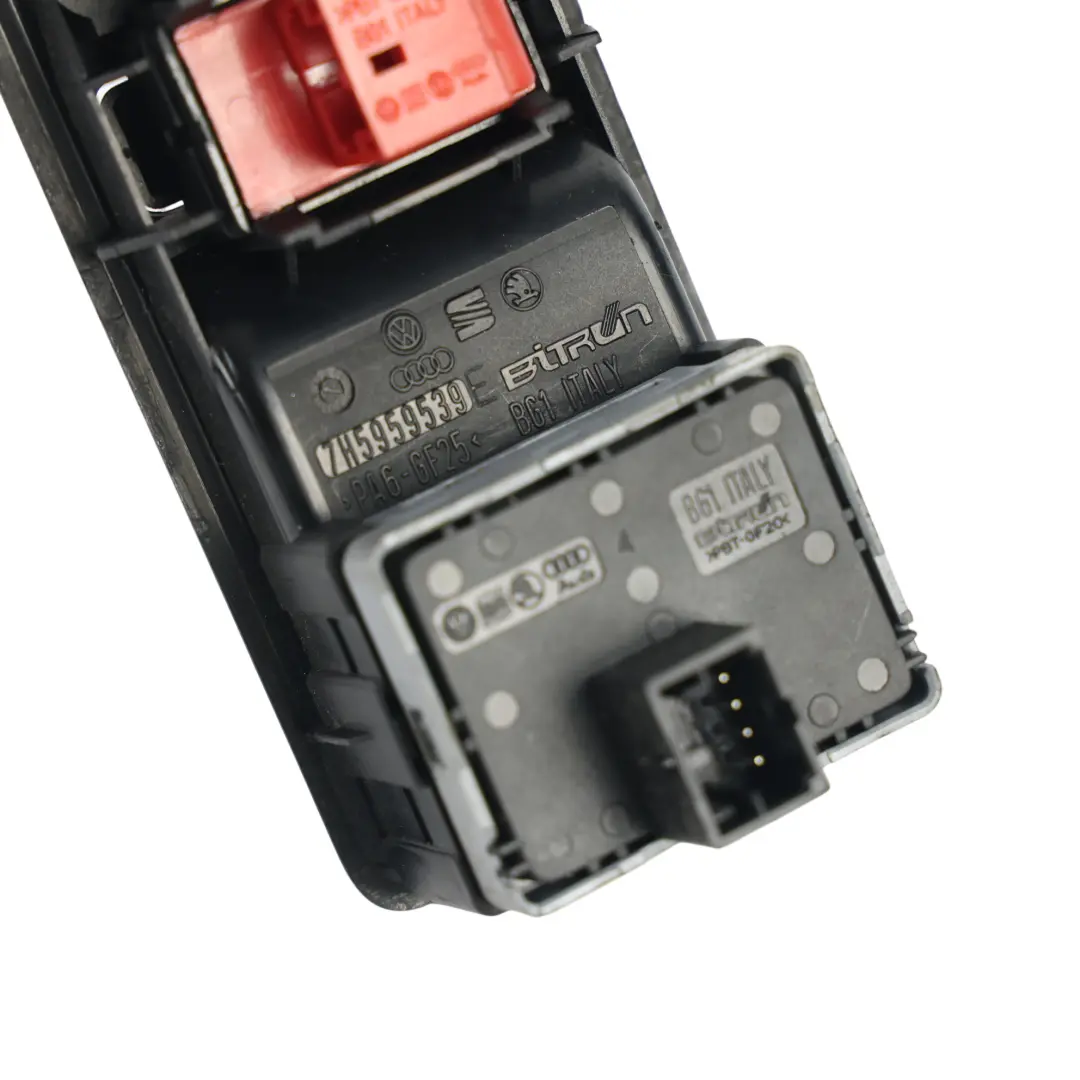 Volkswagen Transporter T5 Window Lifter Switch Panel Driver Side - SKU 7H5959539-2 - Part number 7H5959539