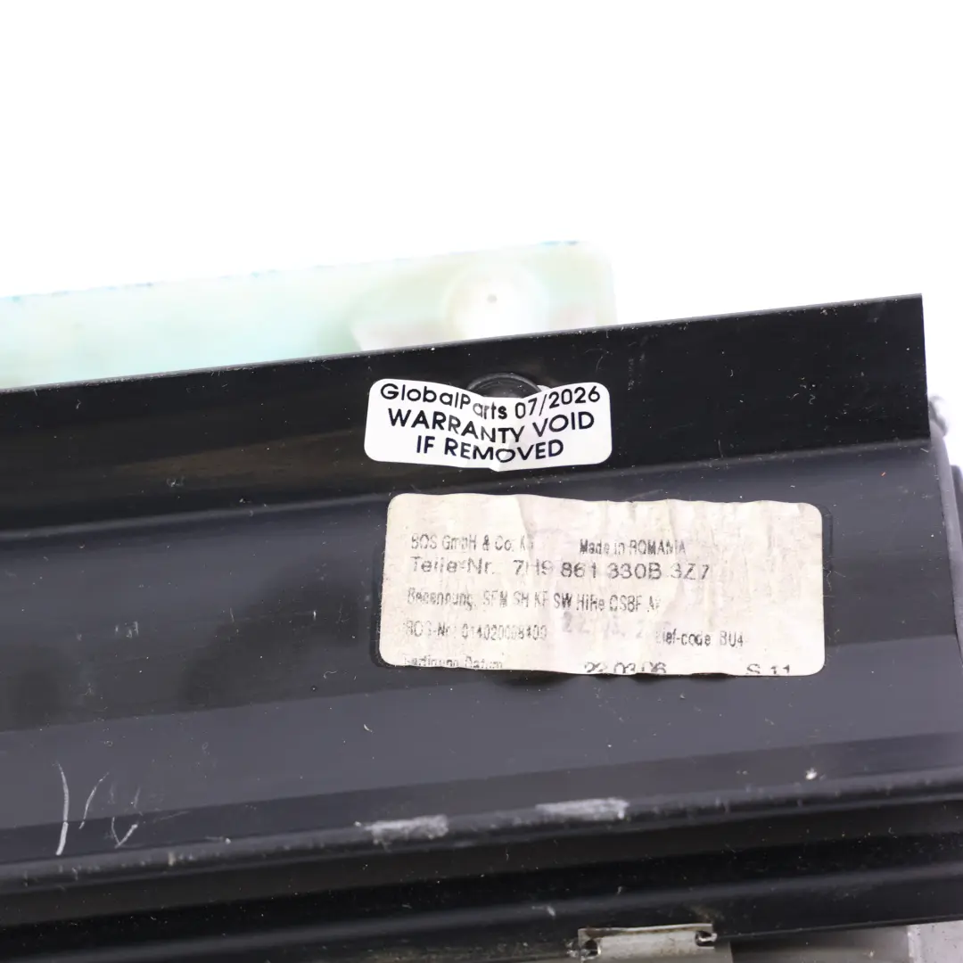 Volkswagen Transporter T5 Fenster Sonnenrollo Hinten Rechts - SKU 7H9861330B - Teilenummer 7H9861330B