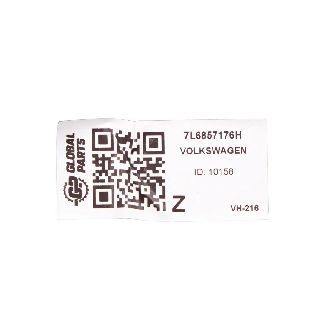 Volkswagen Touareg 7L Armaturenbrett Endblende Rechts Schwarz - SKU 7L6857176H - Teilenummer 7L6857176H