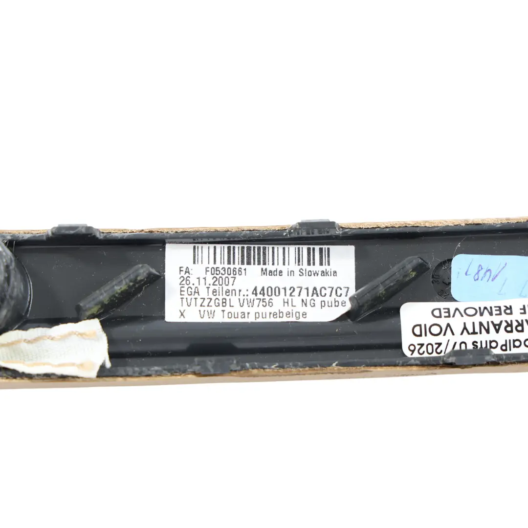 VW Touareg 7L Door Handle Interior Trim Cover Rear Left O/S Beige Leather - SKU 7L6867371B-1 - Part number 7L6867371B