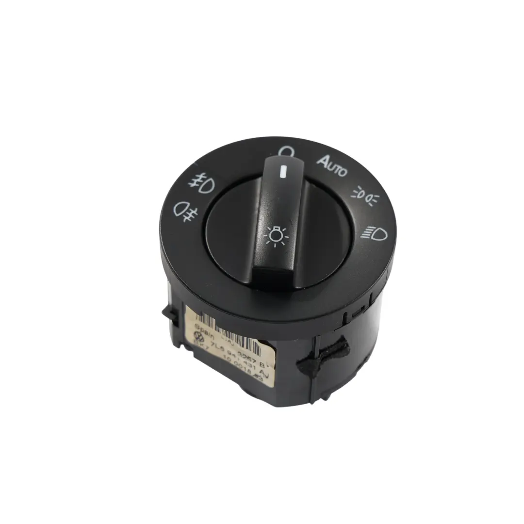 Volkswagen Touareg AL Scheinwerfer Licht Schalter Panel - SKU 7L6941431AJ - Teilenummer 7L6941431AJ