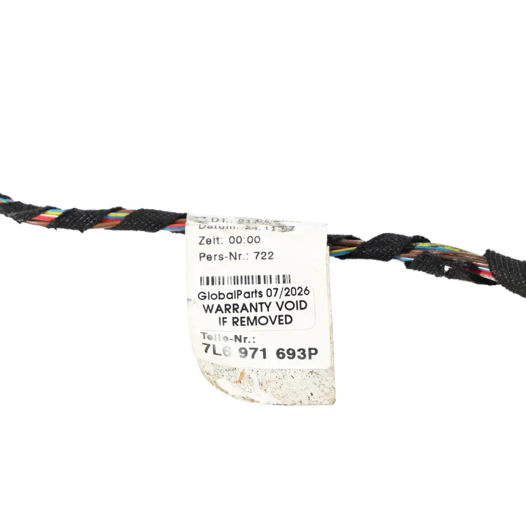 Volkswagen Touareg 7L Rear Door Wiring Loom Harness Cables - SKU 7L6971693P - Part number 7L6971693P