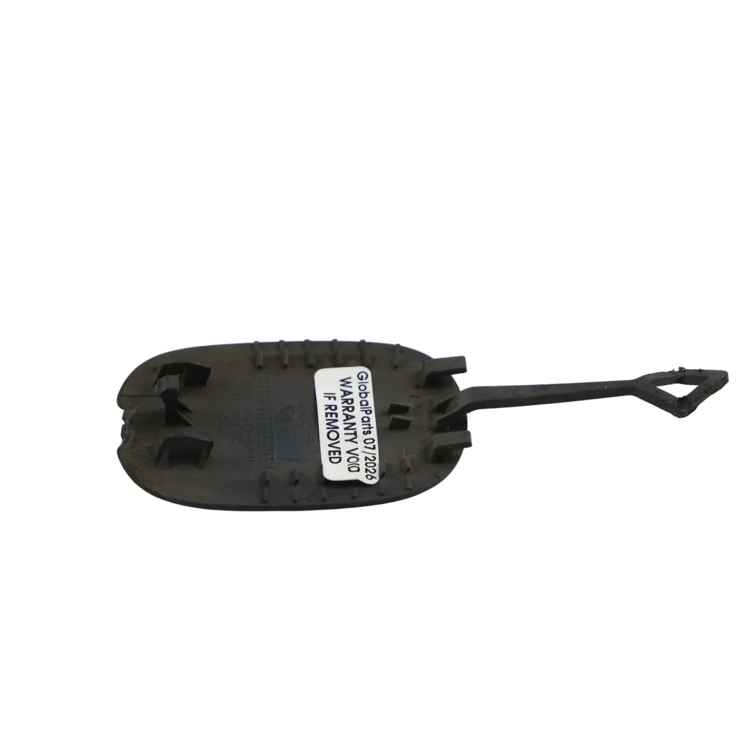 Volkswagen Touareg AL Rear Bumper Tow Hook Cover Cap Black Magic Pearl C9Z - SKU 7L9807450-BLM - Part number 7L9807450