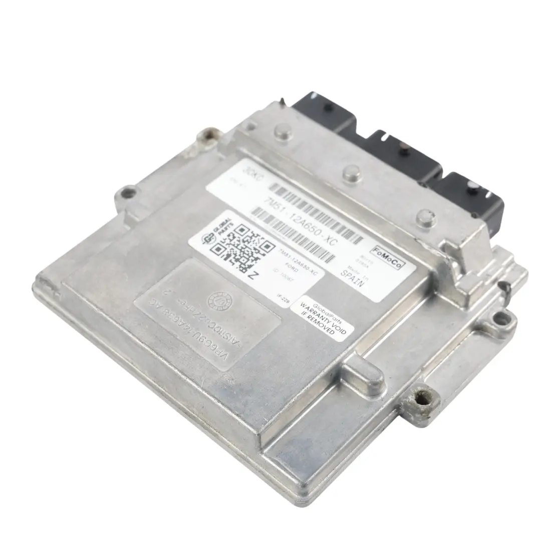 Ford Focus MK2 Motorsteuergerät ECU 146HP 2.0 AODA Manuell - SKU 7M51-12A650-XC - Teilenummer 7M51-12A650-XC