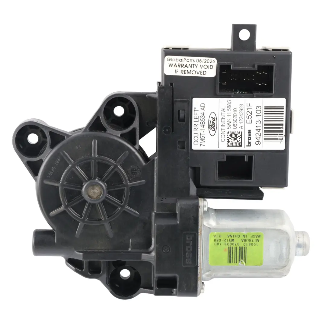 Ford Kuga MK1 C394 Fensterhebermotor Hinten Links - SKU 7M5T-14B534-AD - Teilenummer 7M5T-14B534-AD