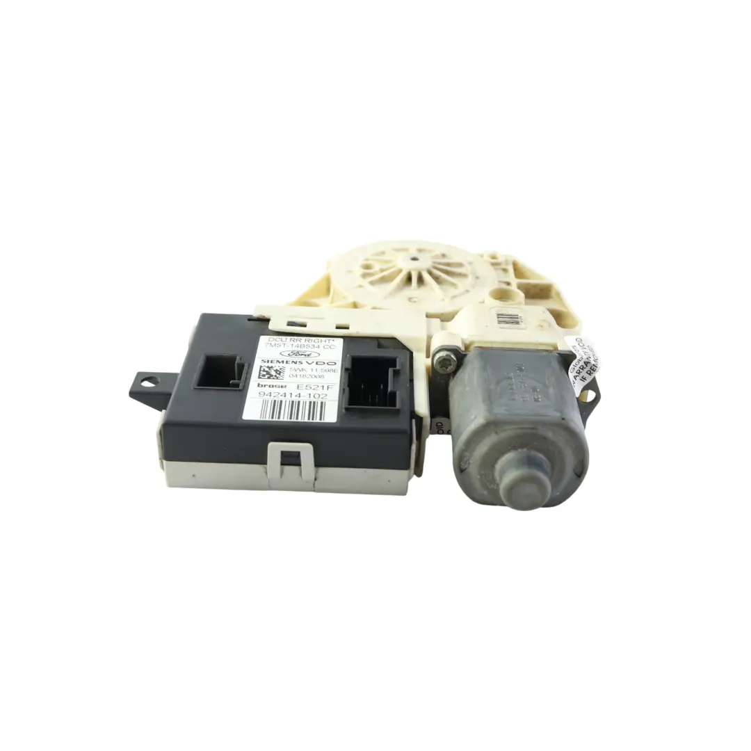 Mk2 Kuga Mk1 Door Window Lifter Motor Rear Right O/S to Ford Focus with Part number 7M5T-14B534-CC Ford Focus Mk2 Kuga Mk1 Door Window Lifter Motor Rear Right O/S - SKU 7M5T-14B534-CC - Part number 7M5T-14B534-CC