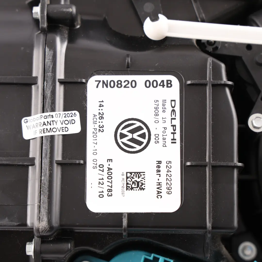 7N Heater Matrix A/C Radiator Core to Volkswagen Sharan Seat Alhambra with Part number 7N0820004B Volkswagen Sharan Seat Alhambra 7N Heater Matrix A/C Radiator Core - SKU 7N0820004B - Part number 7N0820004B