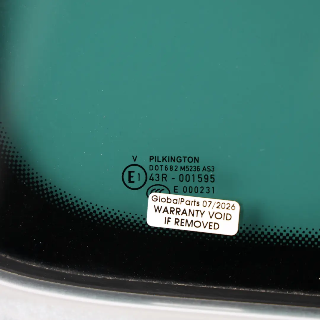Volkswagen Sharan 7N Quarter Window Glass Rear Right O/S Tinted AS3 - SKU 7N0845298AE - Part number 7N0845298AE
