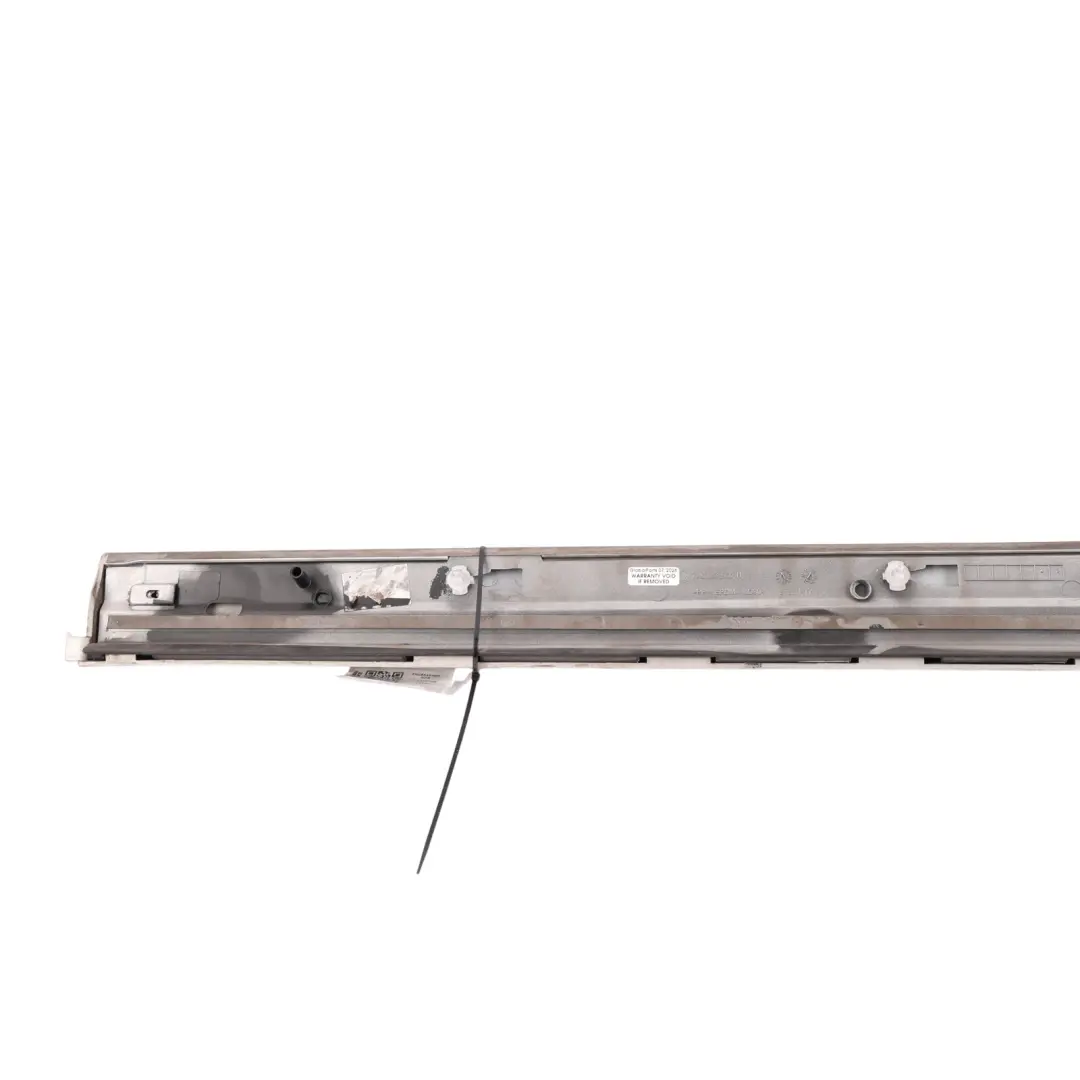 VW Sharan 7N Door Moulding Strip Rear Right O/S Sill Cover Reflex Silver - A7W - SKU 7N0854950H-RES - Part number 7N0854950H