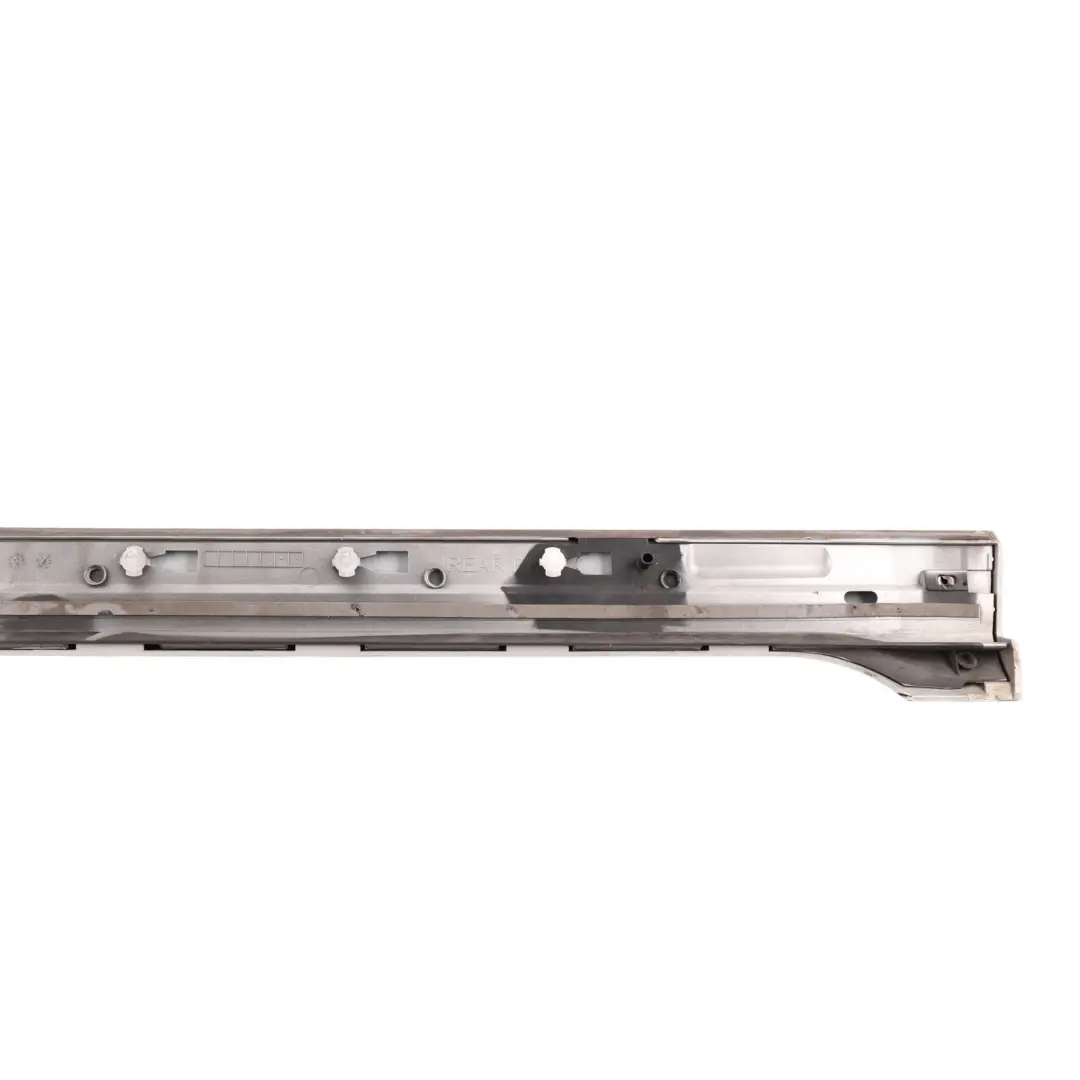 VW Sharan 7N Door Moulding Strip Rear Right O/S Sill Cover Reflex Silver - A7W - SKU 7N0854950H-RES - Part number 7N0854950H