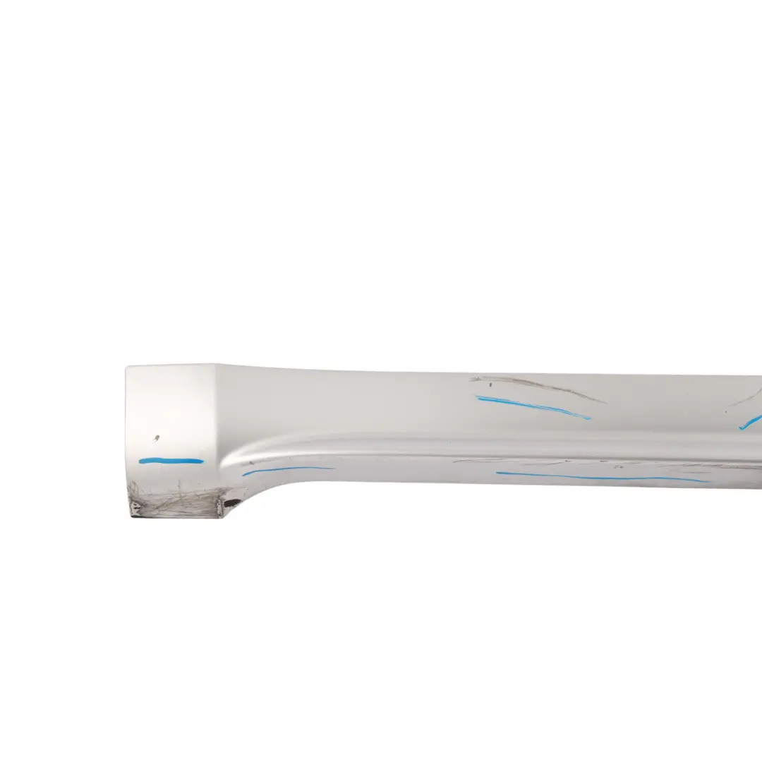 VW Sharan 7N Door Moulding Strip Rear Right O/S Sill Cover Reflex Silver - A7W - SKU 7N0854950H-RES - Part number 7N0854950H
