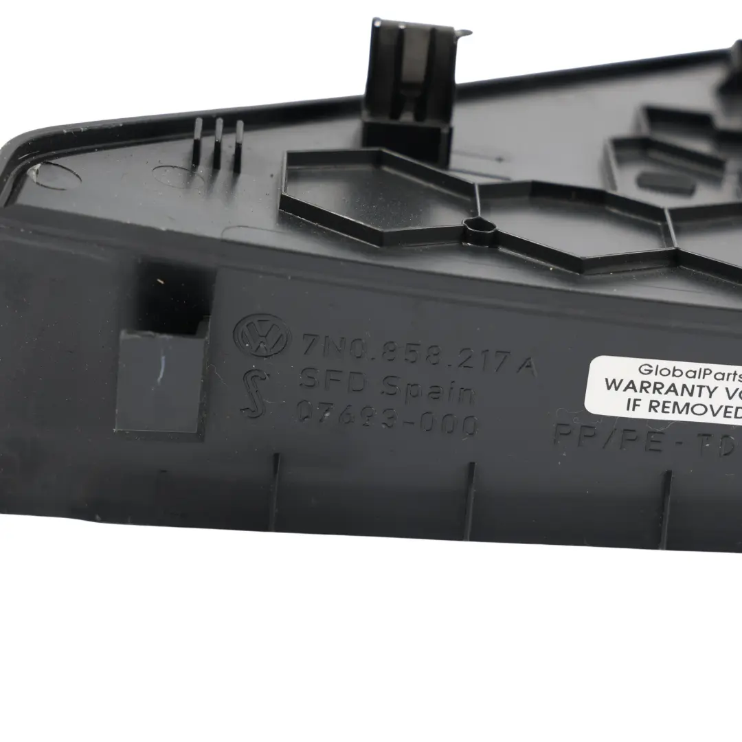 Seat Alhambra 7N VW Sharan 7N Armaturenbrett Endabdeckung Links - SKU 7N0858217A - Teilenummer 7N0858217A