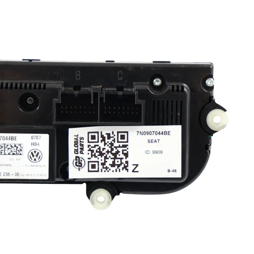 7N Air Conditioning A/C Heater Climate Control Panel to Seat Alhambra with Part number 7N0907044BE Seat Alhambra 7N Air Conditioning A/C Heater Climate Control Panel - SKU 7N0907044BE - Part number 7N0907044BE