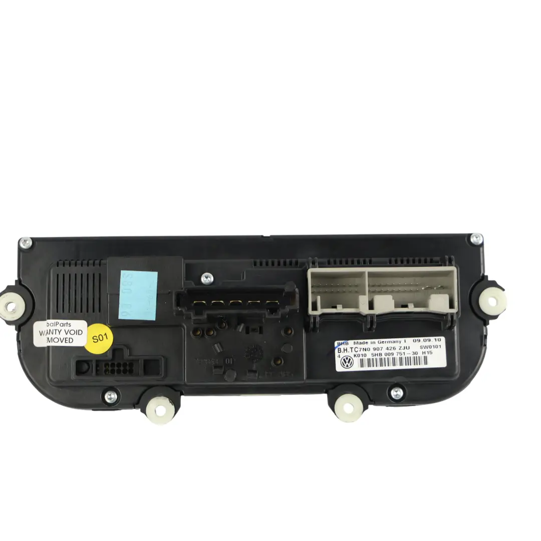 Volkswagen Touran 1T Panneau Commande Climatisation Chauffage - SKU 7N0907426 - Numéro de pièce 7N0907426