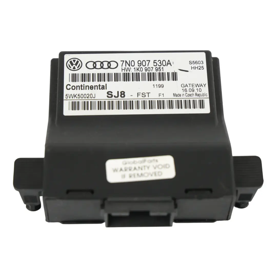 Gateway Control Module Unit ECU to VW Volkswagen Touran 1T with Part number 7N0907530A VW Volkswagen Touran 1T Gateway Control Module Unit ECU - SKU 7N0907530A - Part number 7N0907530A
