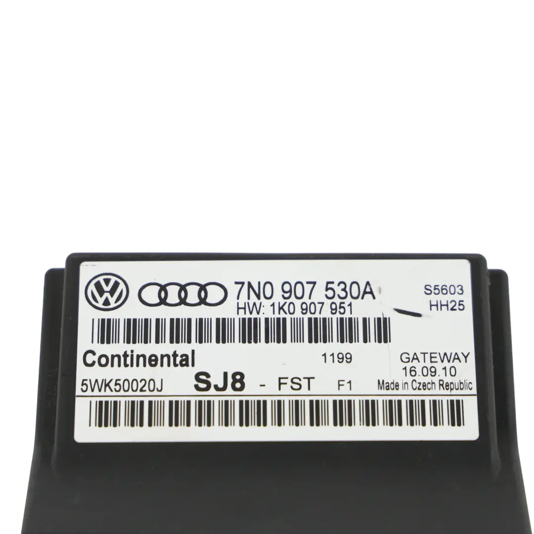 Volkswagen Touran 1T Gateway Steuergerät Modul ECU - SKU 7N0907530A - Teilenummer 7N0907530A