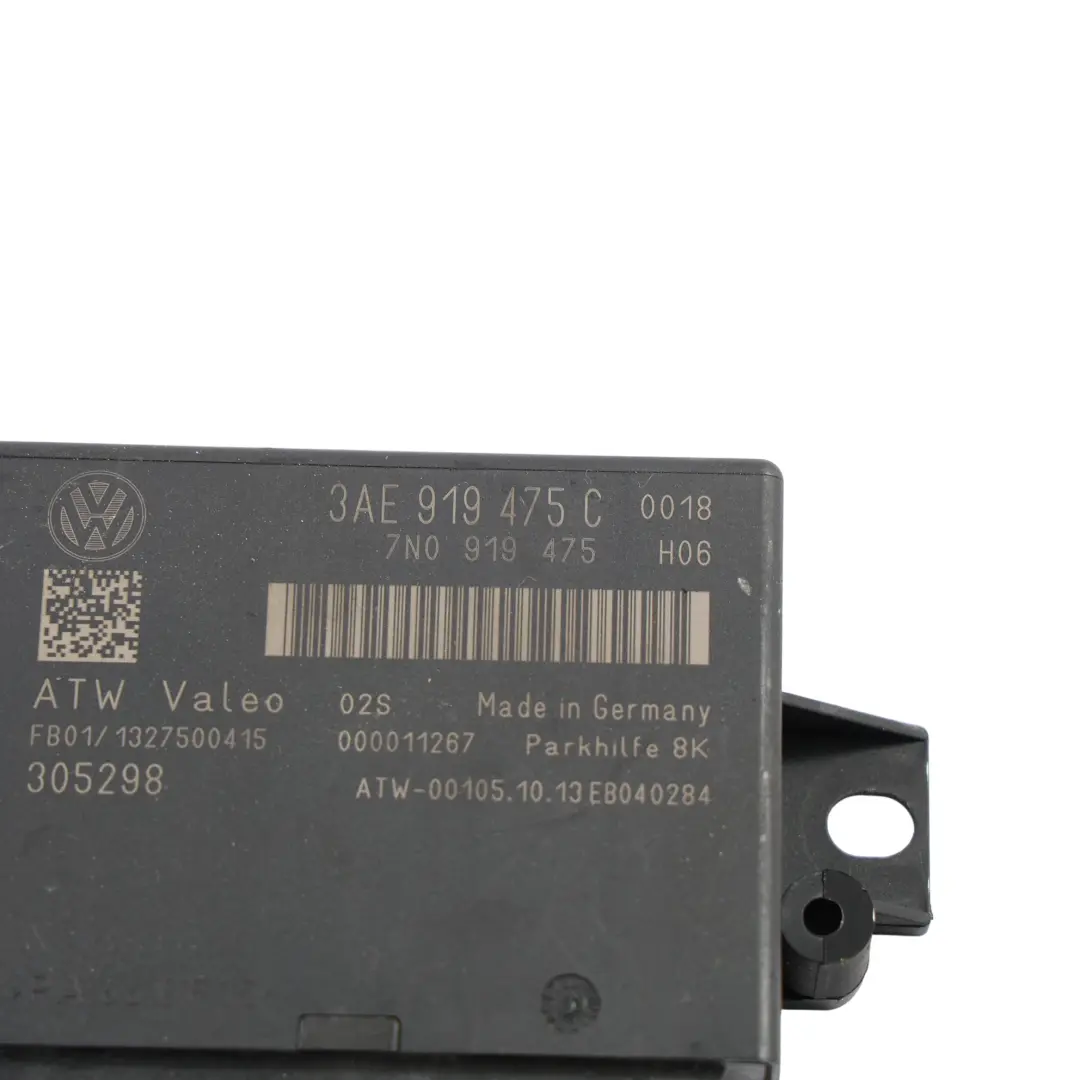 Volkswagen Sharan 7N Passat CC Module Contrôle Distance Parking PDC - SKU 7N0919475 - Numéro de pièce 7N0919475