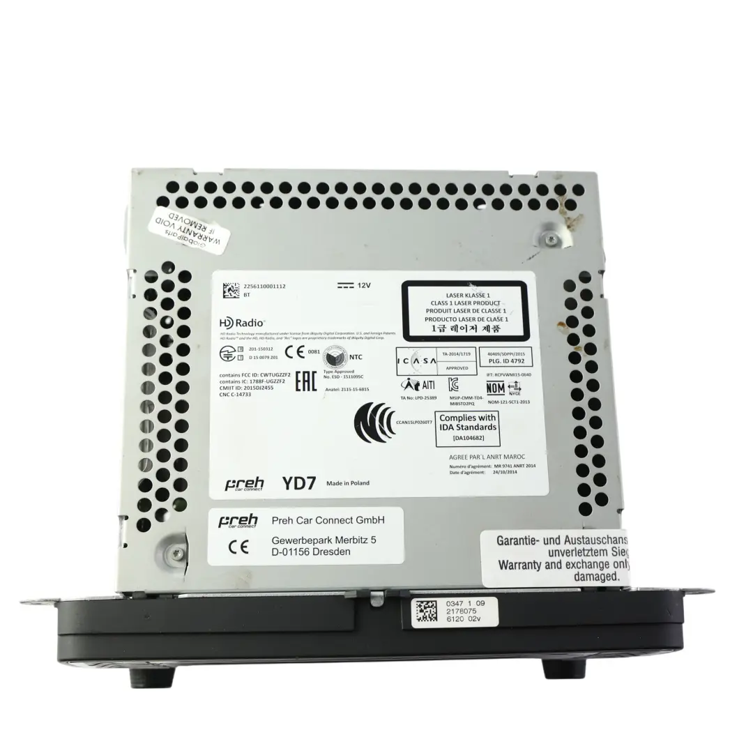 Seat Alhambra 7N Radio Navigazione Display Multifunzione - SKU 7N5035680E - Numero di parte 7N5035680E