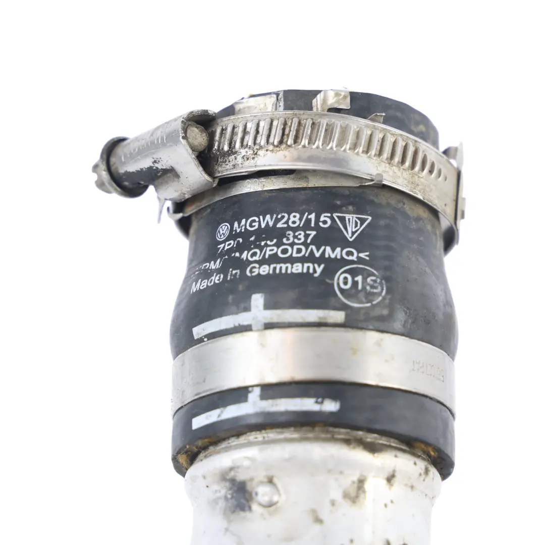 Charge Pipe Left N/S 4.2 Diesel to Porsche Cayenne 92A Intercooler Air with Part number 7P0145941D Porsche Cayenne 92A Intercooler Air Charge Pipe Left N/S 4.2 Diesel - SKU 7P0145941D - Part number 7P0145941D